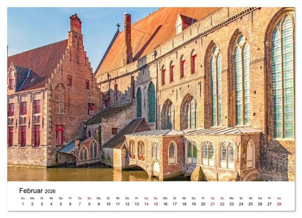 Produktbild: Br&uuml;gge - malerische Stadt mit Charme (Wandkalender 2026 DIN A2 quer), CALVENDO Monatskalender