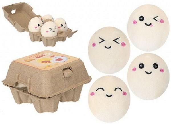 Produktbild: 4er Foodies Pl&uuml;sch Egg Box