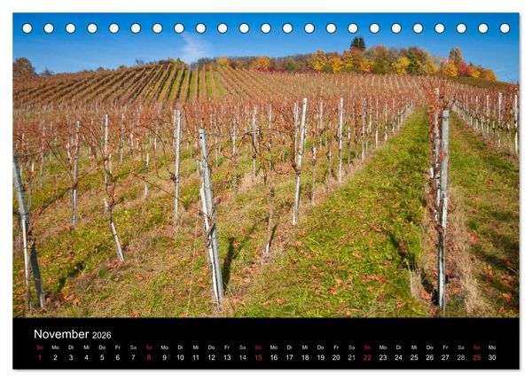 Produktbild: Weinberge im Remstal (Tischkalender 2026 DIN A5 quer), CALVENDO Monatskalender