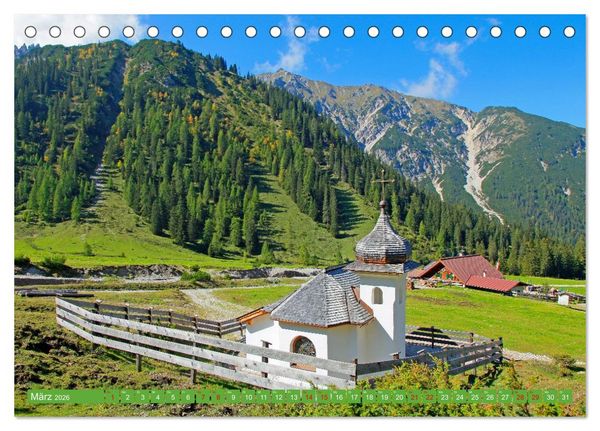 Produktbild: Almen im Westlichen Karwendelgebirge (Tischkalender 2026 DIN A5 quer), CALVENDO Monatskalender