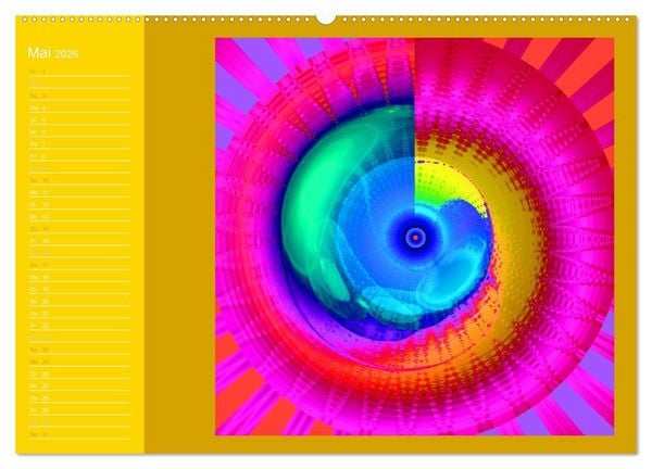 Produktbild: Energie-Spiralen 2026 (Wandkalender 2026 DIN A2 quer), CALVENDO Monatskalender