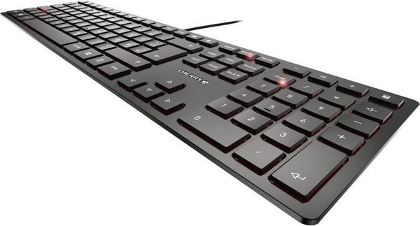 Produktbild: Cherry Tastatur KC 6000 Slim, USB, schwarz