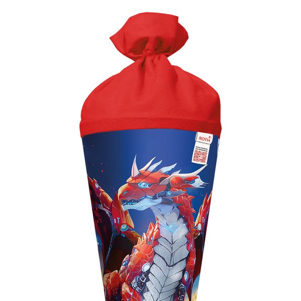Produktbild: Motivschult&uuml;te, Robo Drache, 70 cm, Folie
