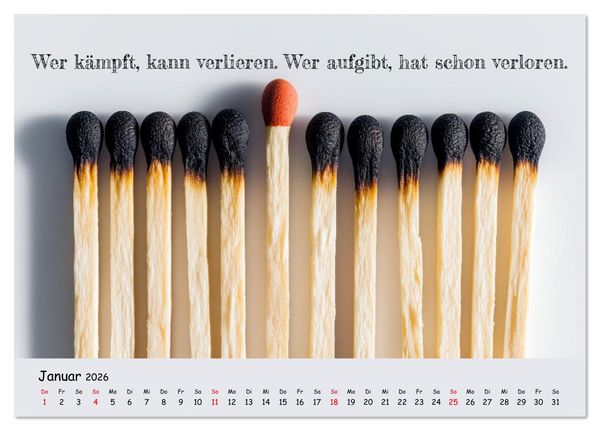 Produktbild: Krebs ist ein Vollidiot - Kalender f&uuml;r alle K&auml;mpfer mit Krebserkrankung (Tischkalender 2026 DIN A5 quer), CALVENDO Monatskalender