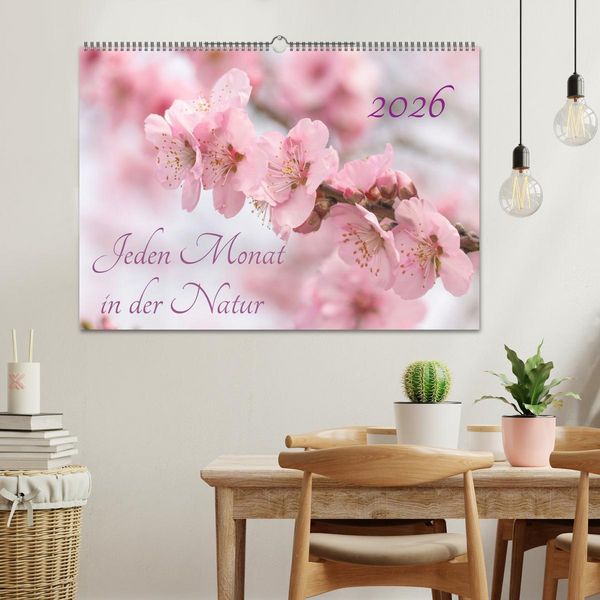 Produktbild: Jeden Monat in der Natur (Wandkalender 2026 DIN A2 quer), CALVENDO Monatskalender