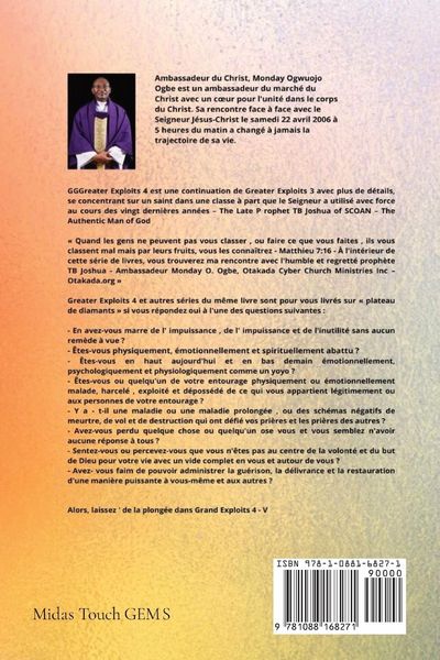 Produktbild: Greater Exploits - 4 Le d&eacute;funt proph&egrave;te TB Joshua de la SCOAN - L'authentique homme de Dieu Vous &ecirc;tes n&eacute; pour cela