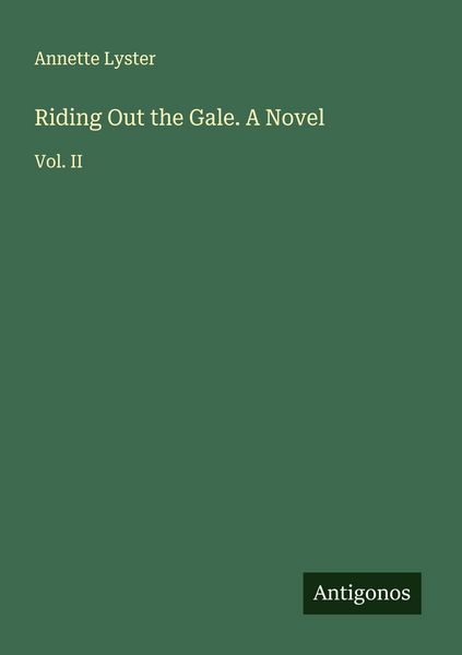 Produktbild: Riding Out the Gale. A Novel