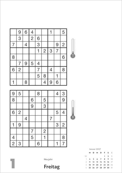 Produktbild: Das t&auml;gliche Sudoku 2027