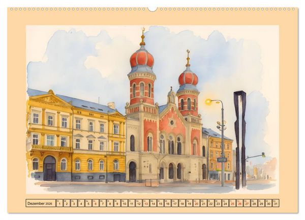 Produktbild: Tschechien - Kultur und Natur (Wandkalender 2026 DIN A2 quer), CALVENDO Monatskalender