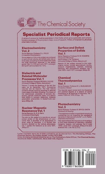 Produktbild: Molecular Spectroscopy