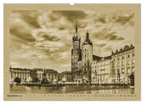 Produktbild: Polen &ndash; Ein Kalender im Zeitungsstil (Wandkalender 2027 DIN A2 quer), CALVENDO Monatskalender