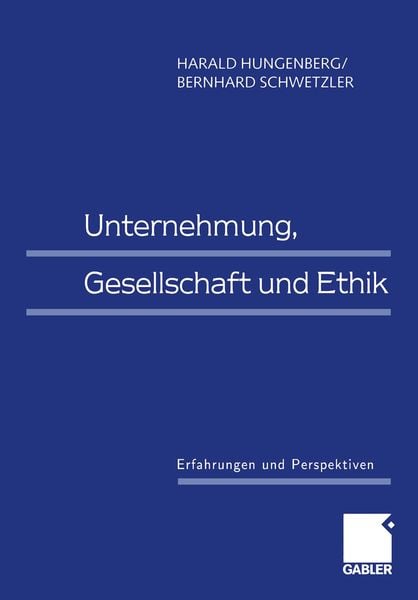 Produktbild: Unternehmung, Gesellschaft und Ethik