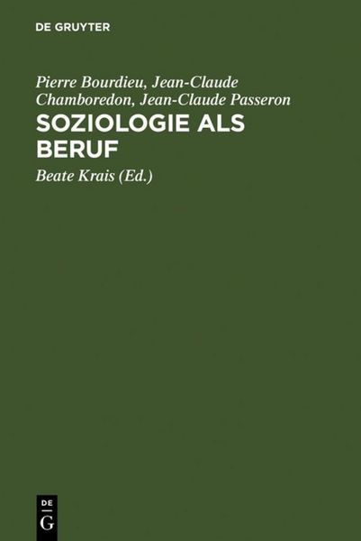 Produktbild: Soziologie als Beruf