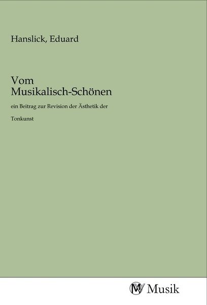 Produktbild: Vom Musikalisch-Sch&ouml;nen