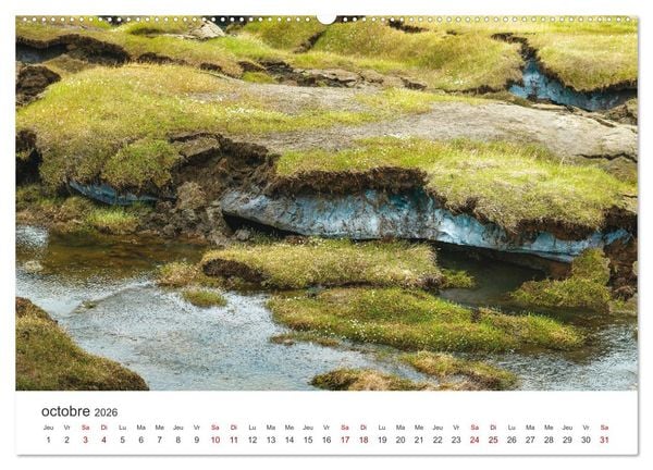 Produktbild: L'&eacute;t&eacute; sur les &icirc;les Svalbard (Calendrier mural 2026 DIN A2 vertical), CALVENDO calendrier mensuel