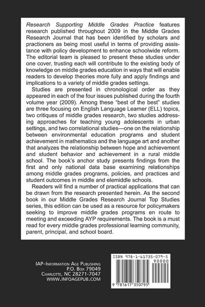 Produktbild: Research Supporting Middle Grades Practice (PB)