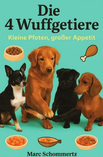 Produktbild: Die 4 Wuffgetiere - Kleine Pfoten, gro&szlig;er Appetit