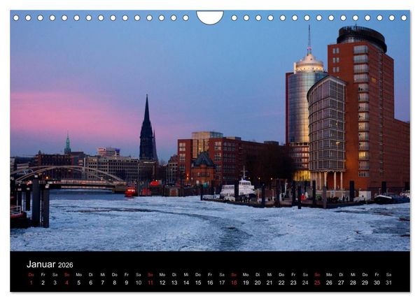 Produktbild: Hafen Hamburg (Wandkalender 2026 DIN A4 quer), CALVENDO Monatskalender