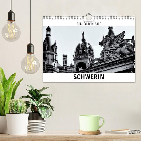 Produktbild: Ein Blick auf Schwerin (Wandkalender 2026 DIN A4 quer), CALVENDO Monatskalender