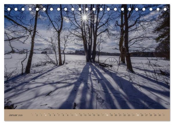 Produktbild: Unser Wald - Magische Sichten in norddeutsche W&auml;lder (Tischkalender 2026 DIN A5 quer), CALVENDO Monatskalender