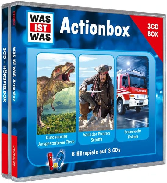 WAS IST WAS 3-CD-Hörspielbox: Action und Abenteuer
