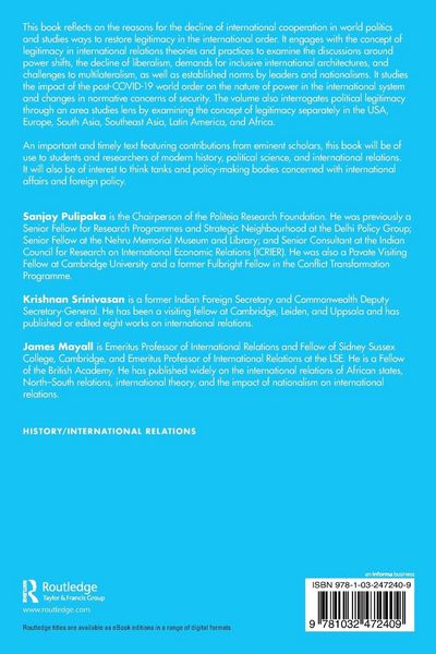 Produktbild: Power, Legitimacy, and World Order