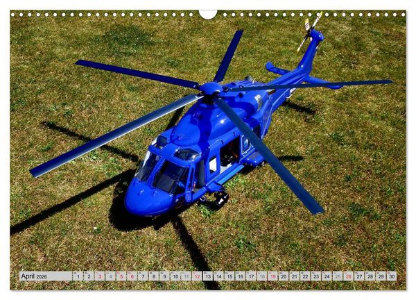 Produktbild: Semiscale-Modellhubschrauber (Wandkalender 2026 DIN A3 quer), CALVENDO Monatskalender