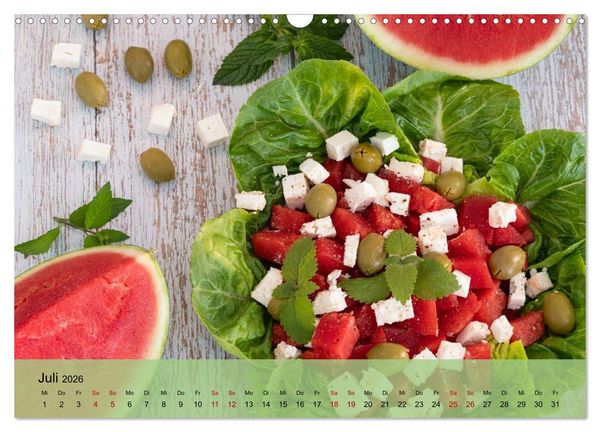 Produktbild: Jeden Monat lecker (Wandkalender 2026 DIN A3 quer), CALVENDO Monatskalender