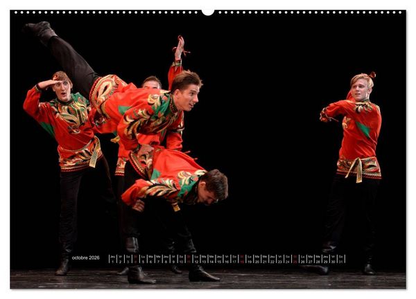 Produktbild: Danses de l'&acirc;me russe (Calendrier mural 2026 DIN A2 vertical) calendrier de bureau