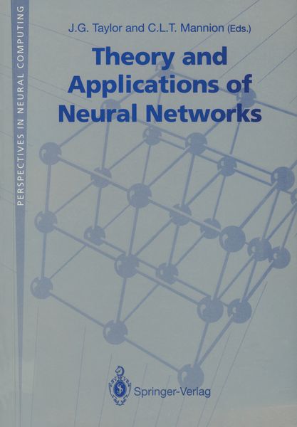 Produktbild: Theory and Applications of Neural Networks