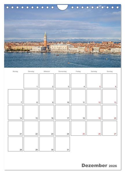 Produktbild: Italiens Sch&ouml;nheit - Terminplaner (Wandkalender 2026 DIN A4 hoch), CALVENDO Monatskalender