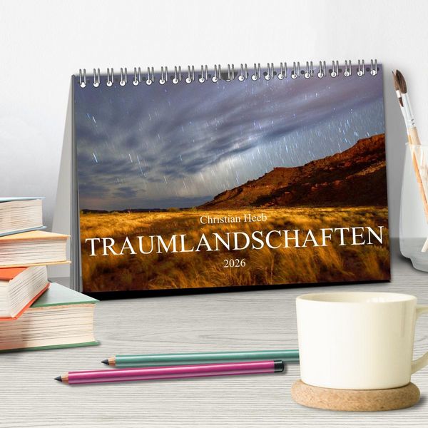 Produktbild: TRAUMLANDSCHAFTEN Christian Heeb (Tischkalender 2026 DIN A5 quer), CALVENDO Monatskalender