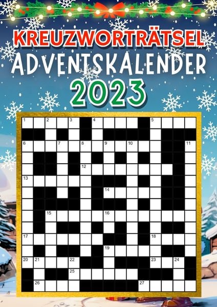 Kreuzworträtsel Adventskalender 2023 | Weihnachtsgeschenk