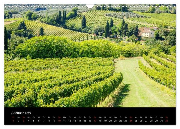 Produktbild: Toskana Landschaften (Wandkalender 2027 DIN A3 quer), CALVENDO Monatskalender