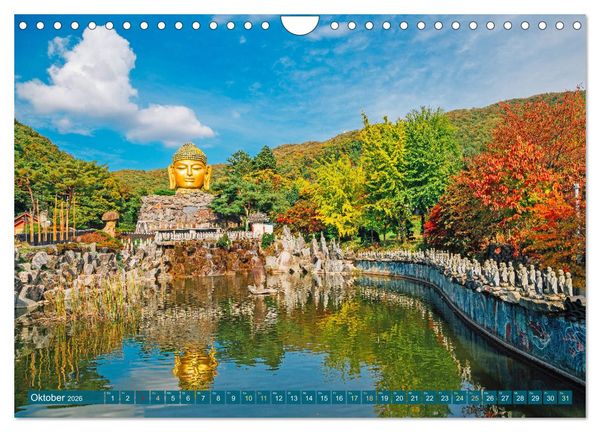 Produktbild: S&uuml;dkorea: Zwischen gelbem und japanischem Meer (Wandkalender 2026 DIN A4 quer), CALVENDO Monatskalender