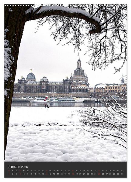 Produktbild: Mein Dresden (Wandkalender 2026 DIN A2 hoch), CALVENDO Monatskalender