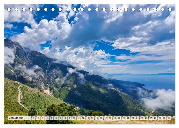 Produktbild: Faszinierendes Albanien (Tischkalender 2026 DIN A5 quer), CALVENDO Monatskalender
