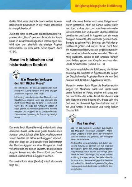 Produktbild: Arbeitsmaterial Grundschule. Stationenlernen Religion: Mose, Prophet Gottes
