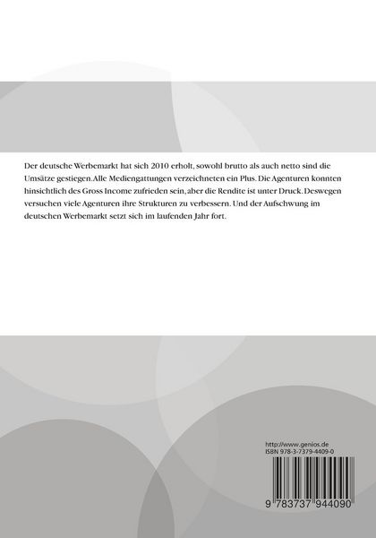 Produktbild: Branchenreport Marketing & Werbung