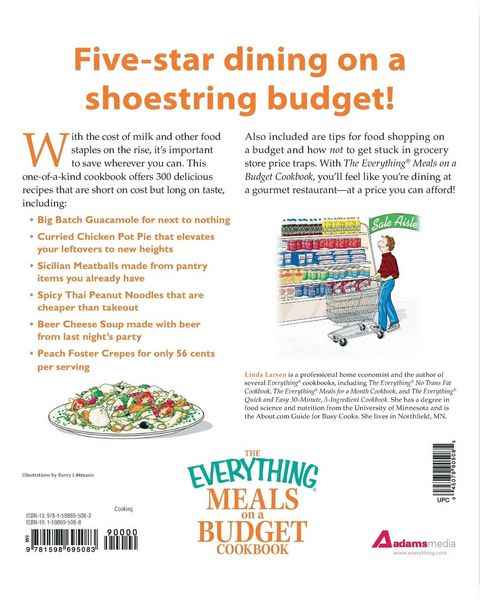 Produktbild: The Everything Meals on a Budget Cookbook