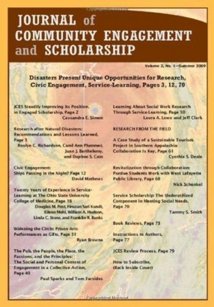 Produktbild: Journal Of Community Engagemen