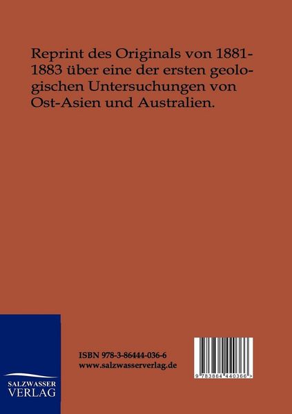 Produktbild: Beitr&auml;ge zur Geologie Ost-Asiens und Australiens
