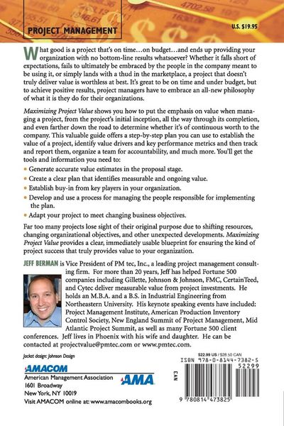 Produktbild: A Maximizing Project Value