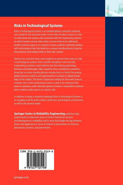 Produktbild: Risks in Technological Systems