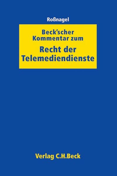 Produktbild: Beck'scher Kommentar zum Recht der Telemediendienste