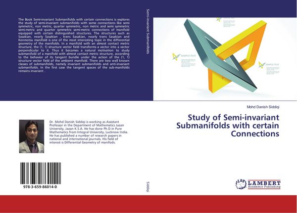 Produktbild: Study of Semi-invariant Submanifolds with certain Connections