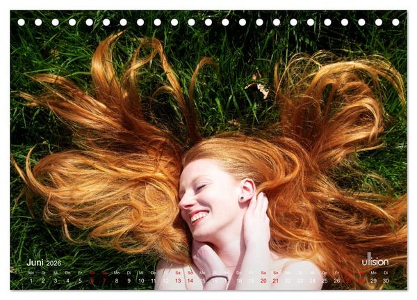 Produktbild: REDHEADS - Portrait aus dem Paradies (Tischkalender 2026 DIN A5 quer), CALVENDO Monatskalender