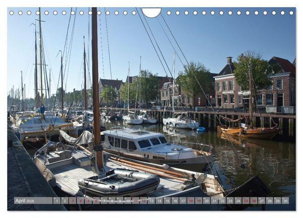 Produktbild: Hausbooturlaub Niederlande - Friesland und Groningen (Wandkalender 2026 DIN A4 quer), CALVENDO Monatskalender