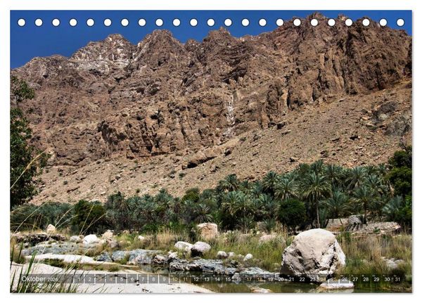 Produktbild: Sultanat Oman (Tischkalender 2026 DIN A5 quer), CALVENDO Monatskalender
