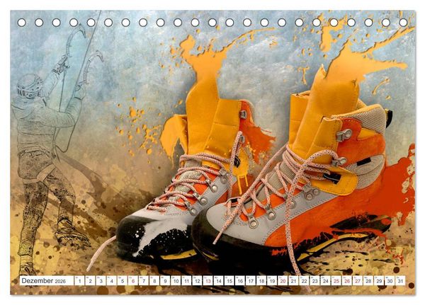Produktbild: SPORT trifft SPLASH - normal war gestern (Tischkalender 2026 DIN A5 quer), CALVENDO Monatskalender